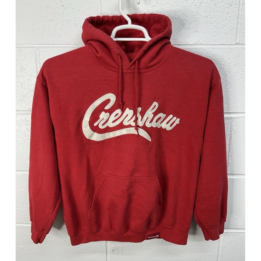 The Marathon Clothing Crenshaw Red‎ Hoodie Nipsey Hussle TMC Rap / Men's Medium